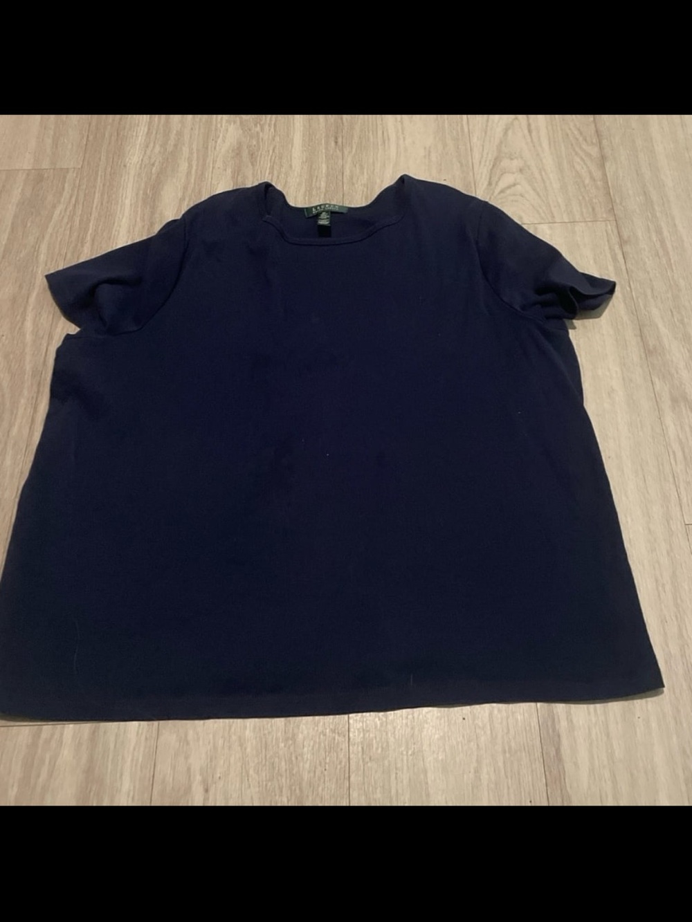Lauren Ralph Lauren Navy Crewneck Short Sleeve Tee